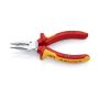 KNIPEX 08 26 145 Szczypce uniwersalne z ostro zakończonymi szczękami VDE - 3