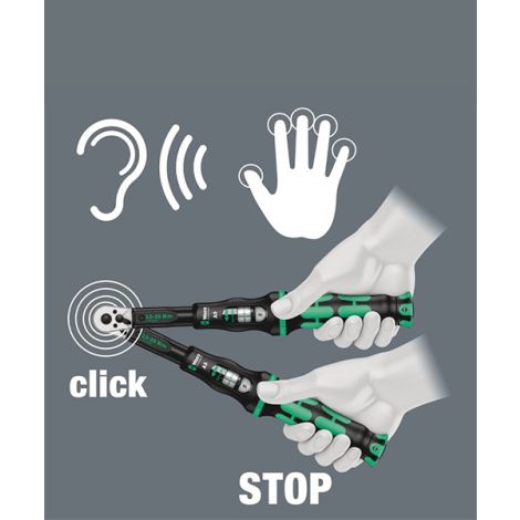 Klucz dynamometryczny Click-Torque C 3, 40-200 Nm WERA - 3