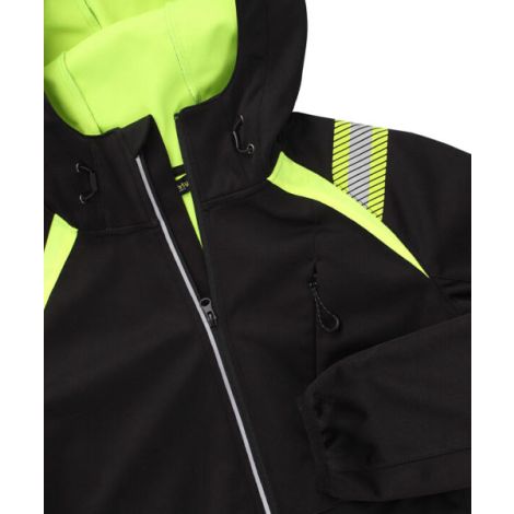 Kurtka robocza softshell TOPEK BoSafety (Czarna) - 4