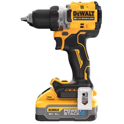 WIERTARKO-WKRĘTARKA Z UDAREM BEZSZCZOTKOWA DEWALT18 V XR 2 X POWERSTACK 5 AH 18 V XR