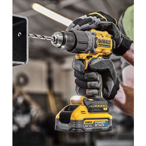 WIERTARKO-WKRĘTARKA Z UDAREM BEZSZCZOTKOWA DEWALT18 V XR 2 X POWERSTACK 5 AH 18 V XR - 6