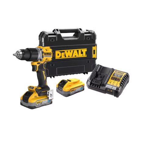 WIERTARKO-WKRĘTARKA Z UDAREM BEZSZCZOTKOWA DEWALT18 V XR 2 X POWERSTACK 5 AH 18 V XR - 12